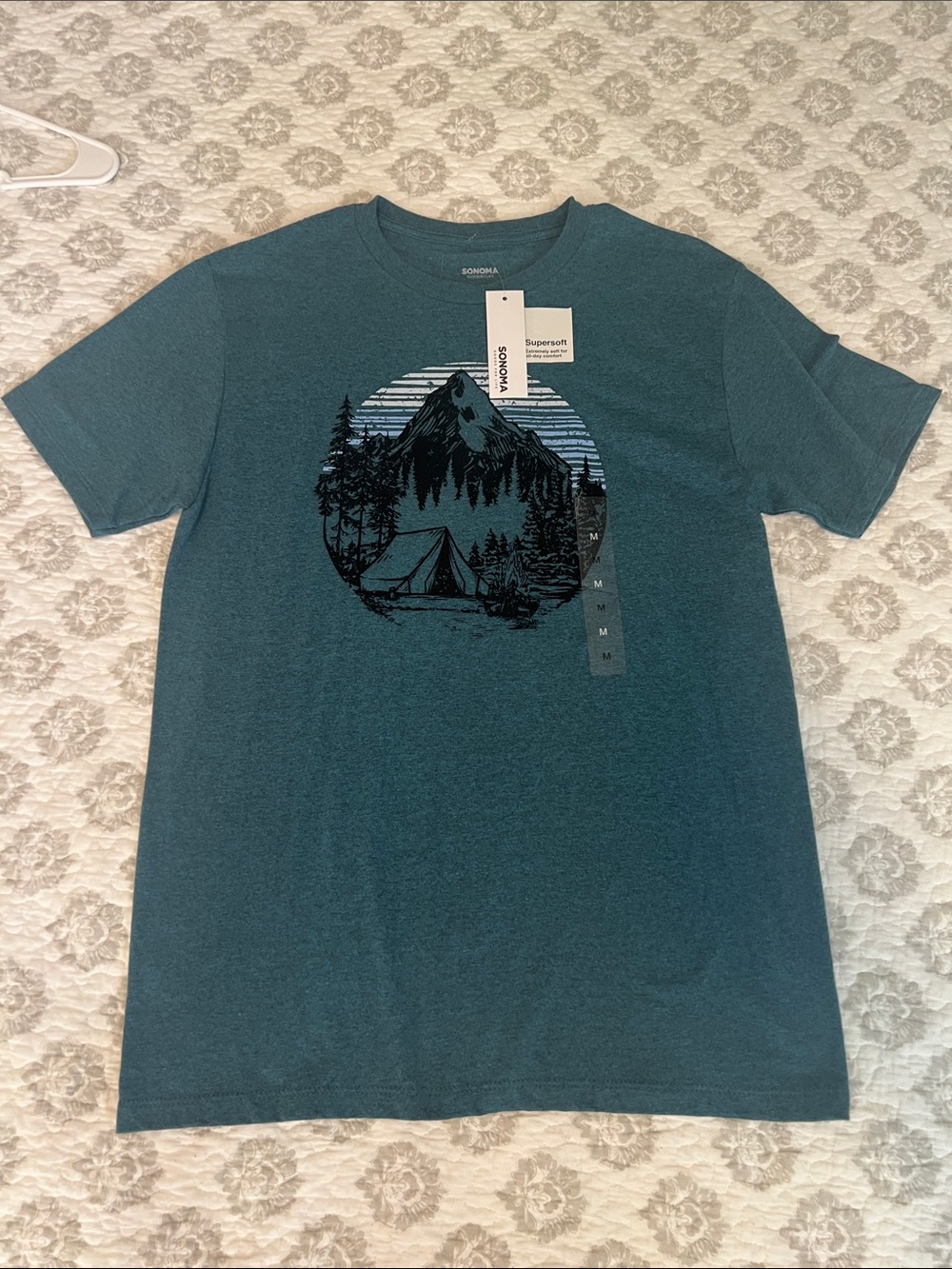 Sonoma Men's Teal Outdoor Graphic Tee